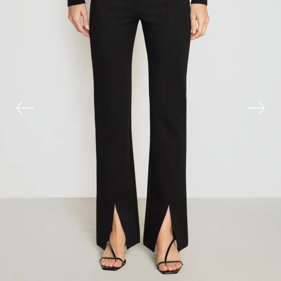 Modern Citizen Cass Black ponte front split pant - Picture 8 of 9